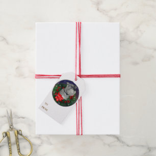Standard Schnauzer Weihnachten Geschenkanhänger