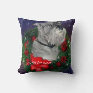 Standard Schnauzer Weihnachten Kissen