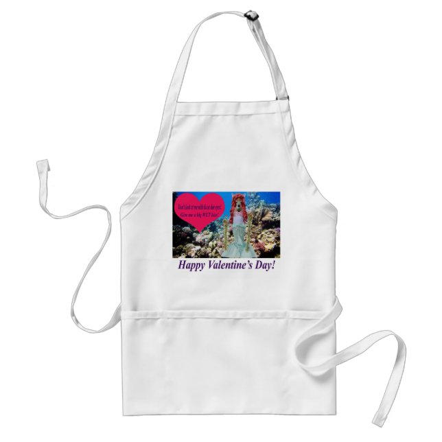 Standard-Schürze. Herzlichen Glückwunsch Valentins Schürze (Vorne)