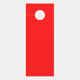 Standard Solid Red Large Hanging Door Sign Sheet Türanhänger