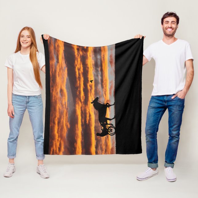 Standard-Trotting Racehorse Fleece Blanket (Beispiel)