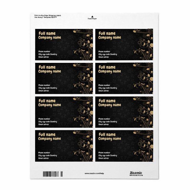 Standard Visitenkarte . (Vorne)