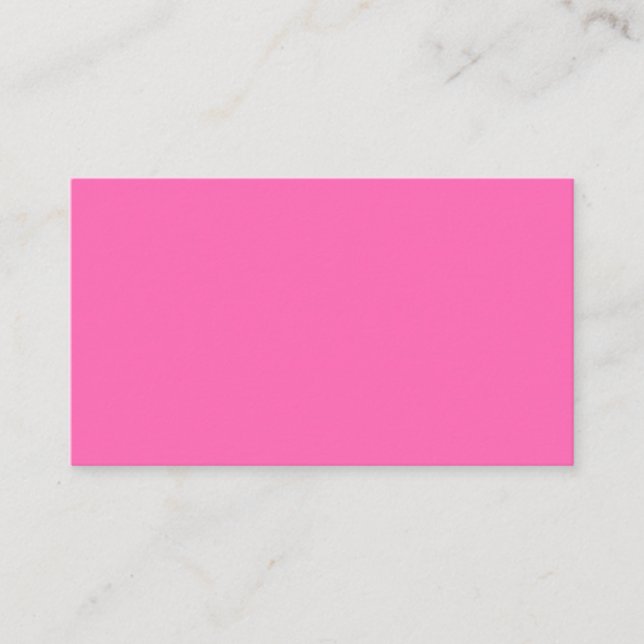 Standard-Visitenkarte für Hot Pink Visitenkarte (Vorderseite)