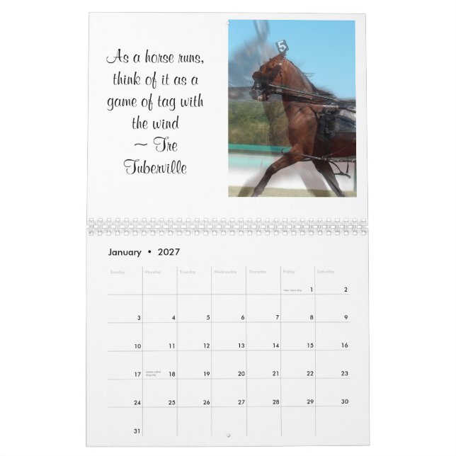 Standardbred Trabrennen-Kalender 2013 Kalender (Jan 2027)