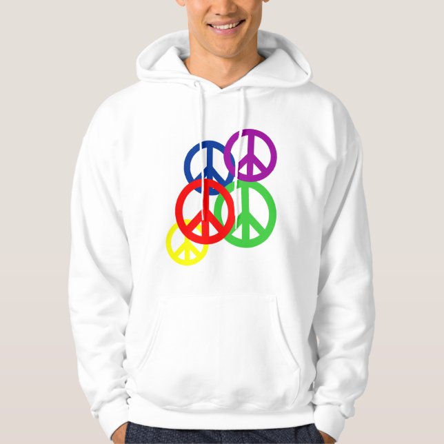 Standardfriedenssymbol mit der hoodie (Vorderseite)