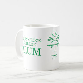 Standardgröße "SRC-Alum"-Tasse mit grüner Sapling Kaffeetasse