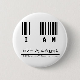 Standardknopf - "nicht ein Aufkleber " Button