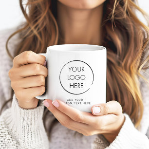 Standardlogos, für Unternehmen oder Marketing Kaffeetasse
