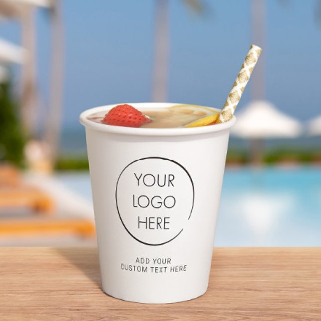 Standardlogos, für Unternehmen oder Marketing Pappbecher (Von Creator hochgeladen)
