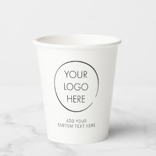 Standardlogos, für Unternehmen oder Marketing Pappbecher