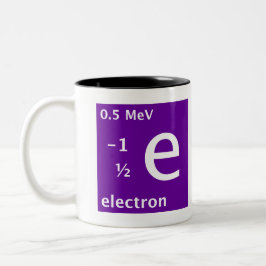 Standardmodell (Elektron) Zweifarbige Tasse