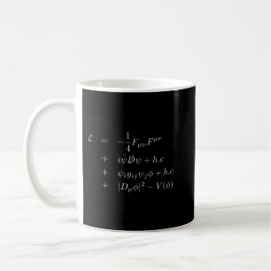 Standardmodell Lagrangian of Particle Physics Higg Kaffeetasse