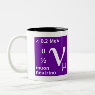 Standardmodell (muon Neutrino) Zweifarbige Tasse