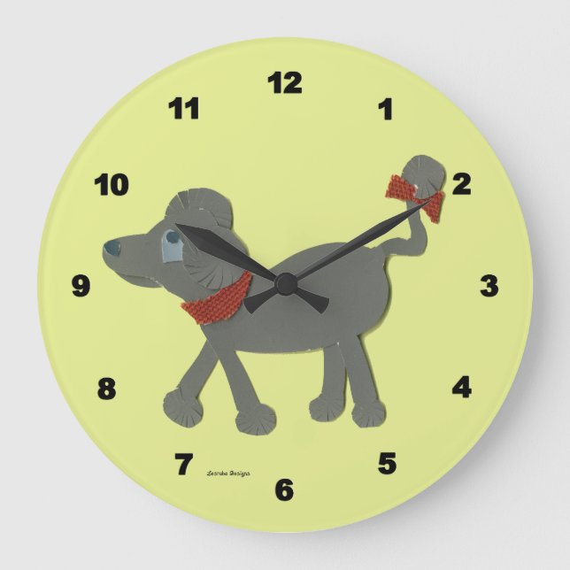 Standardosenhalterung Große Wanduhr (Vorderseite)