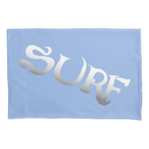 Standardpillowcase 2-seitig in Surfblau gekachelt Kissenbezug