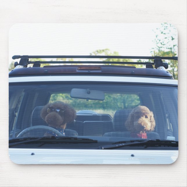 Standardpoodle 4 mousepad (Vorne)