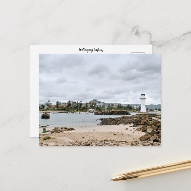 Standardpostkarte Postkarte (Vorderseite/Rückseite Beispiel)