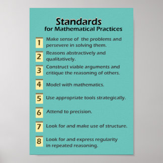 Standards für das Poster mathematischer Praktiken