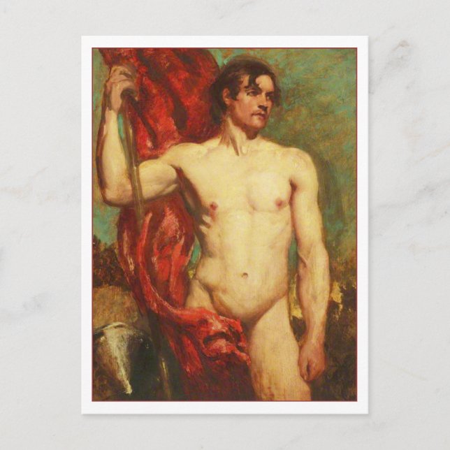 Standardträger von William Etty Art Postkarte (Vorderseite)
