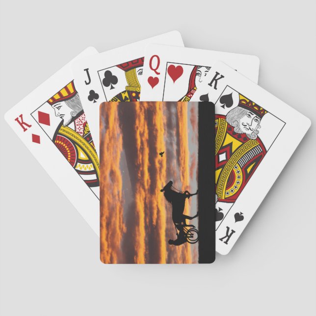 StandardTrotting Racehorse Playing Cards Spielkarten (Rückseite)