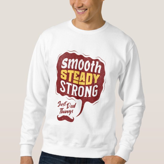 Standartiges T-Shirt für glatten Vater - Perfekt Sweatshirt (Vorderseite)