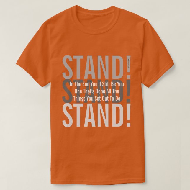 STÄNDER! - Ein MisterP-Shirt T-Shirt (Design vorne)