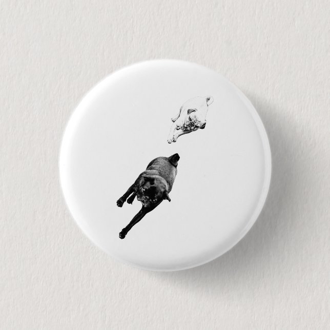 Standhaft, Photo Pup Abzeichen Button (Vorderseite)