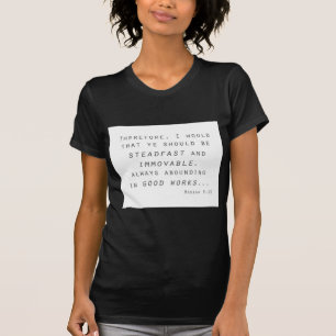 standhaft unerschütterlich mosiah lds schrift T-Shirt