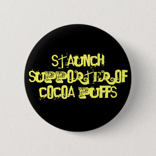 Standhafter Anhänger der Kakao-Hauche Button