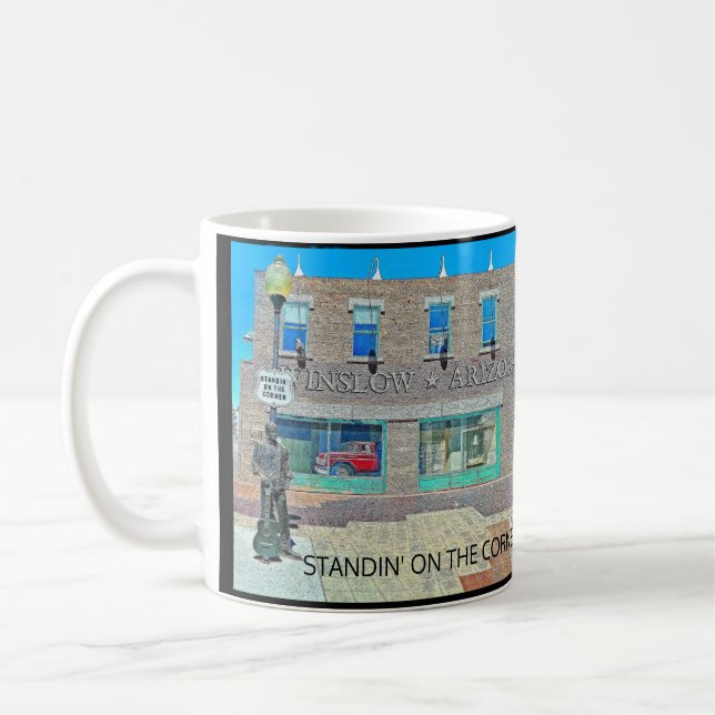STANDIN SUR LA TASSE FAISANTE LE COIN (Gauche)