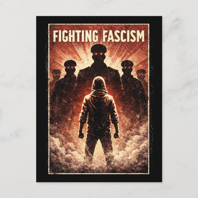 Standing Against the Dark Postkarte (Vorderseite)