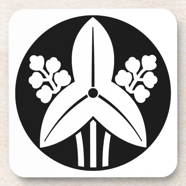 Standing arrowhead in rice cake untersetzer (Vorderseite)