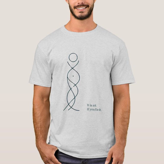 Standing Art Structure T-Shirt (Vorderseite)