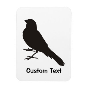 Standing Canary Bird Magnet