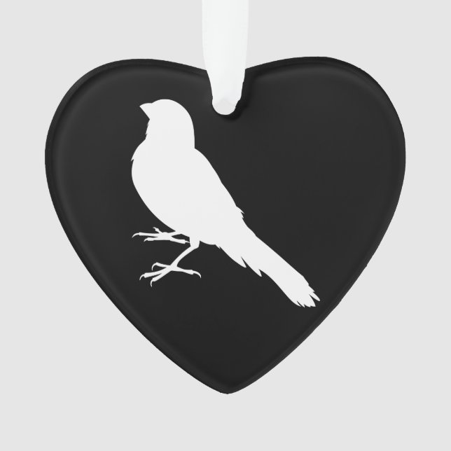 Standing Canary Bird Ornament (Vorderseite)