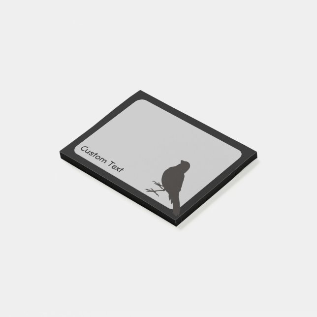 Standing Canary Bird Post-it Klebezettel (angewinkelt)