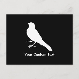 Standing Canary Bird Postkarte