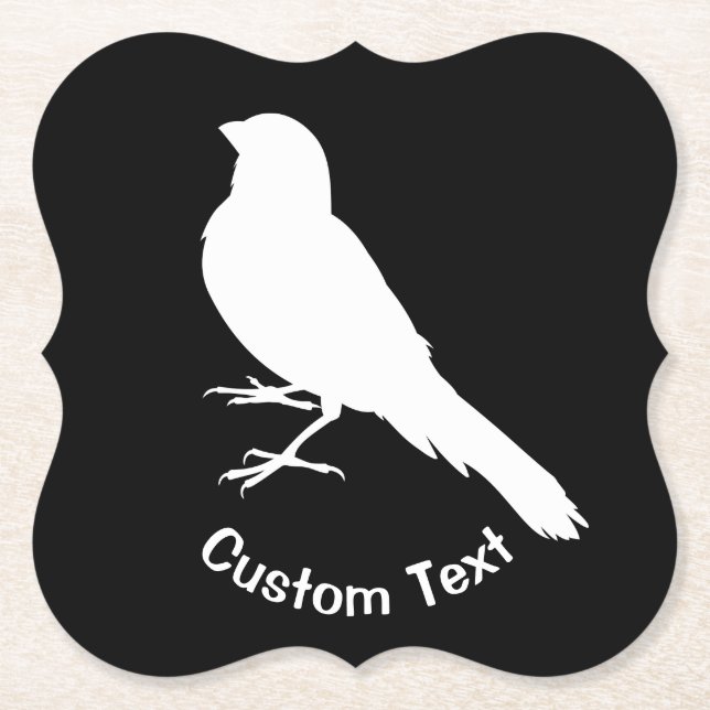 Standing Canary Bird Untersetzer (Vorderseite)