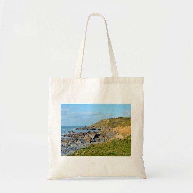 Standort Dollar-Bucht-Cornwalls England Poldark Tragetasche (Vorne)