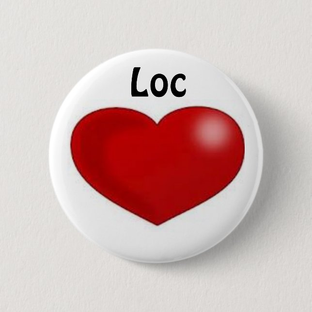 Standort-Liebe Button (Vorderseite)