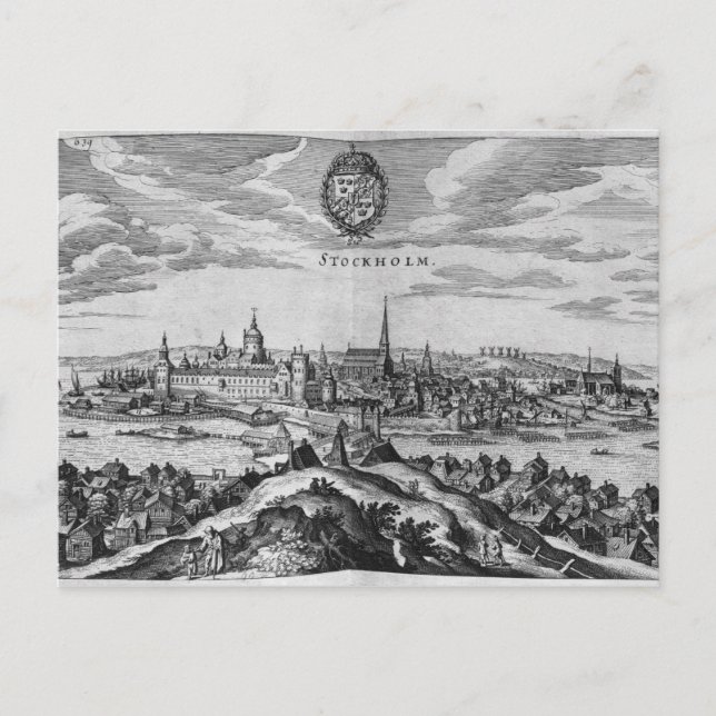 Standpunkt von Stockholm Postkarte (Vorderseite)