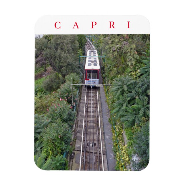Standseilbahn Capri Kühlschrankmagnet Magnet (Vertikal)