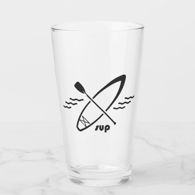 Standup Paddleboarding Glas (Vorderseite)