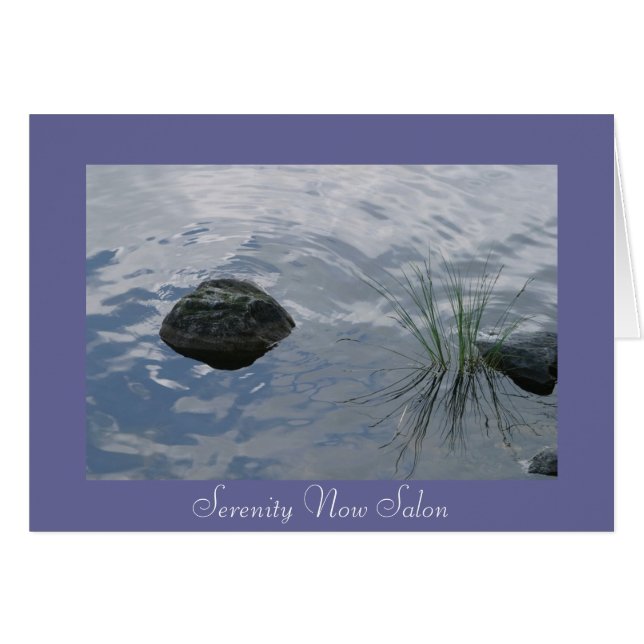 Standwasser ist tief (Vorderseite (Horizontal))