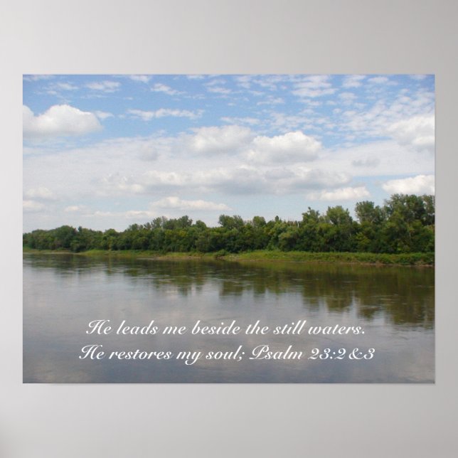 Standwasser-Poster Poster (Vorne)