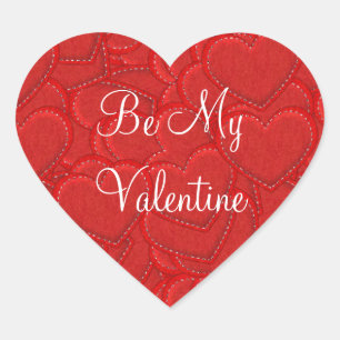 Stange Herzen sind meine Valentinkleber Herz-Aufkleber