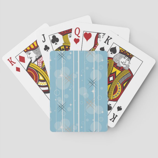 Stangen und Kreise Spielkarten (Rückseite)