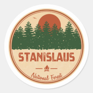 Stanislaus National Forest Runder Aufkleber