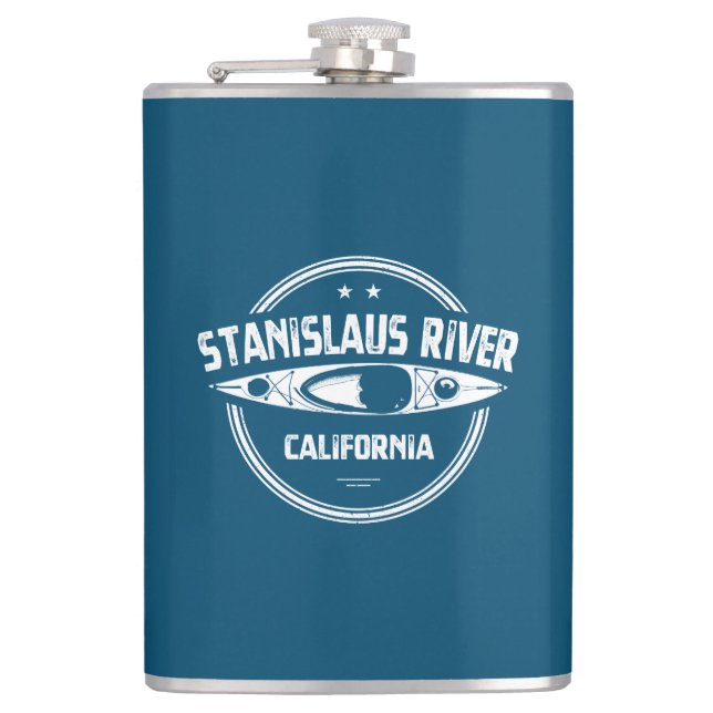Stanislaus River California Kayaking Flachmann (Vorderseite)