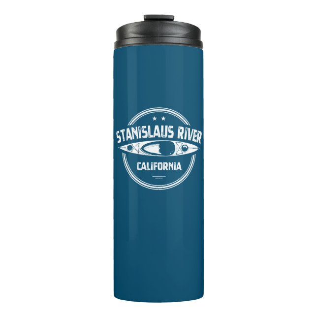Stanislaus River California Kayaking Thermosbecher (Vorderseite)